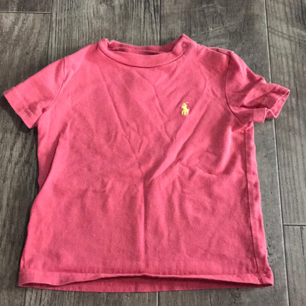 Salmon Ralph Lauren tee